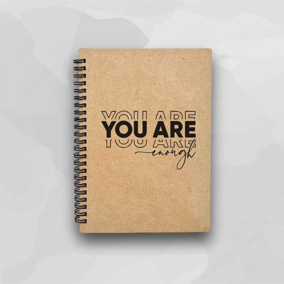 You Are Enough A5 Wooden Diary