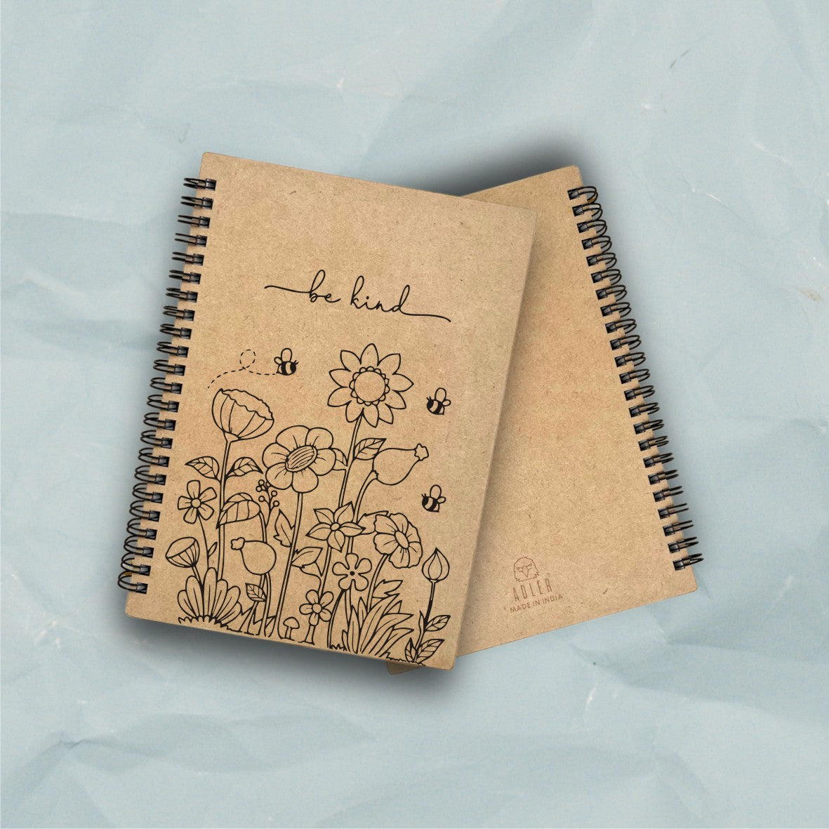 Be Kind A6 Wooden Diary