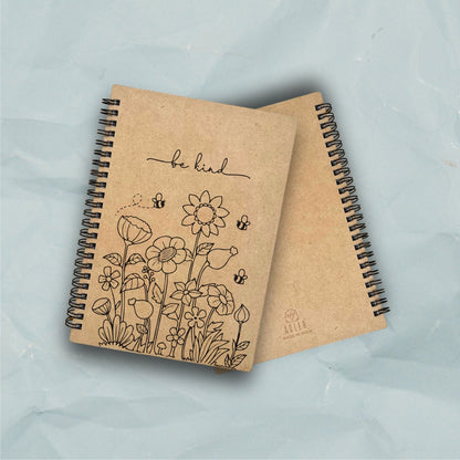 Be Kind A5 Wooden Diary