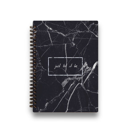 Just Let It Be Marble A5 Printed Diary